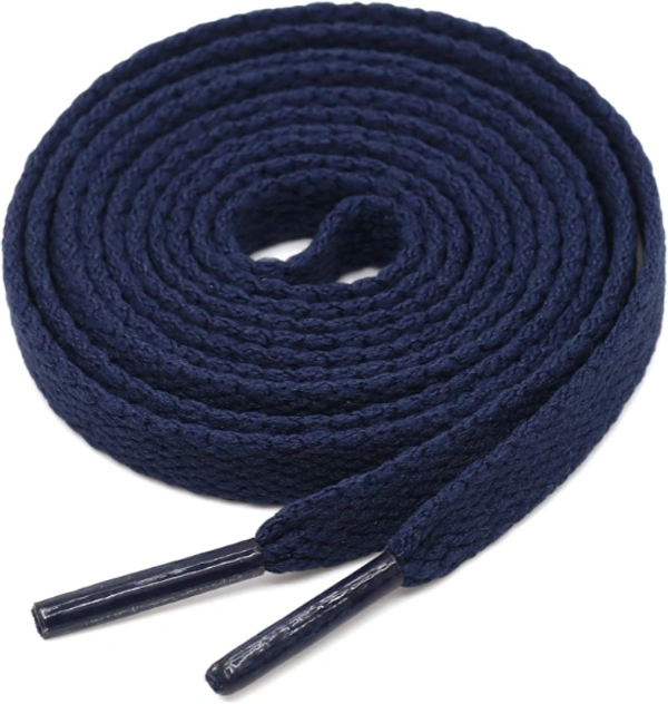 GRAH SANGRAH® (2 Pair) Shoelaces for Hiking Shoes, Outdoor Walking Sneakers, Outdoor Hiking, Climbing, Basketball, Work Boot, Running , Sport Shoes  - 120 CM, Navy Blue